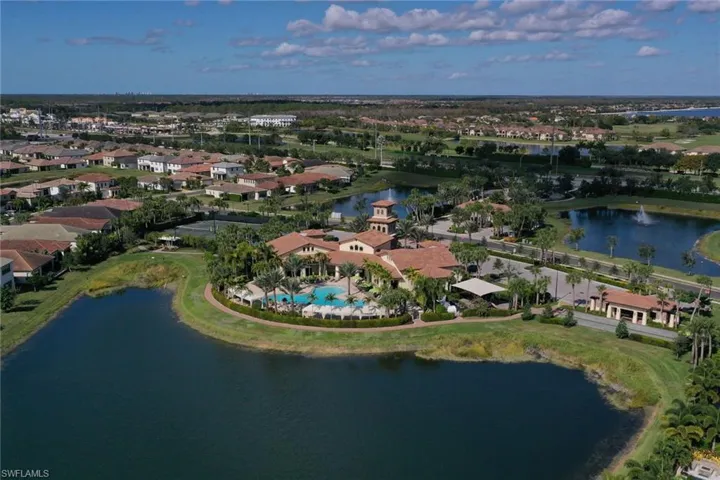 Bird's eye view featuring a residential view and a water view