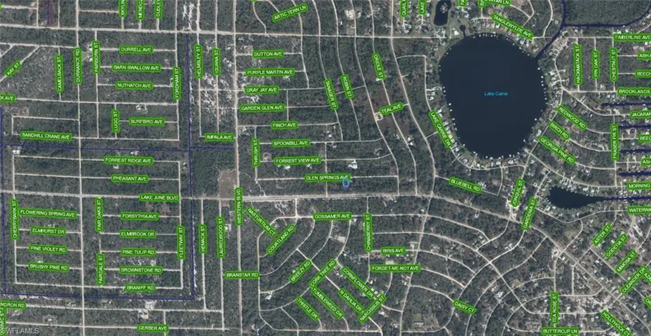 Aerial Map. Illustrating the property's geographical location and surrounding street network