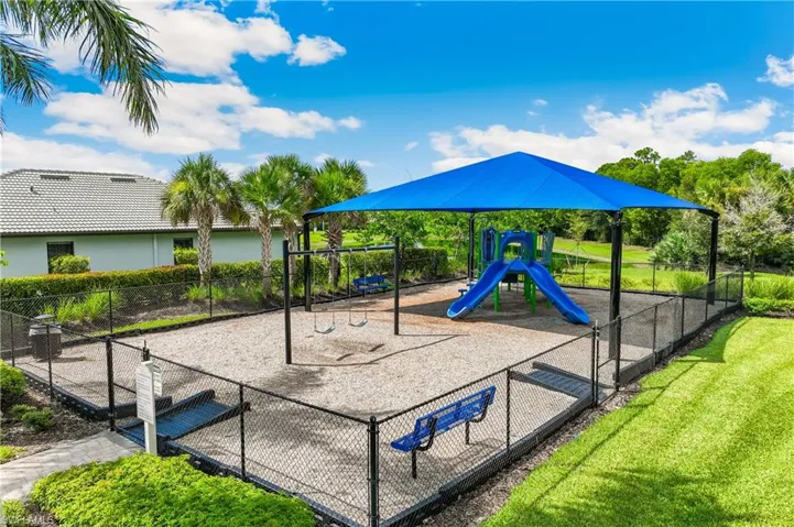 View of community playground