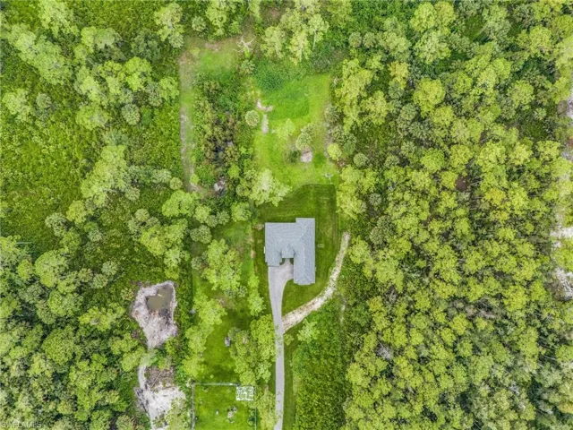 Aerial view of property's location
