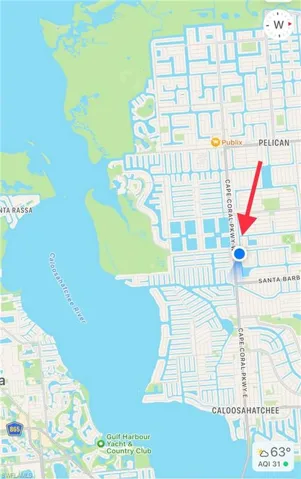 Map location