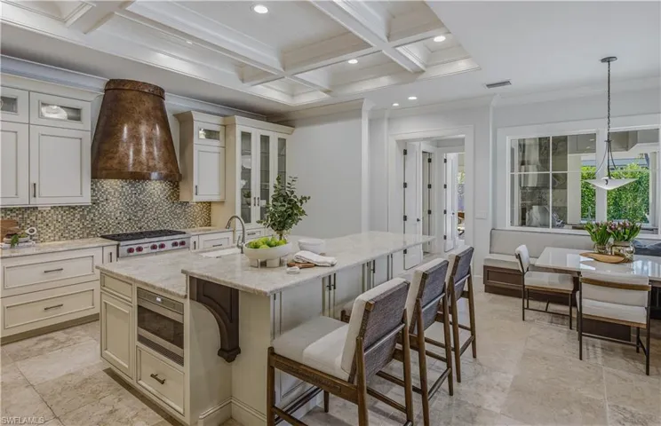 Gourmet Kitchen w/ Custom Cabinetry & Premium Appliances