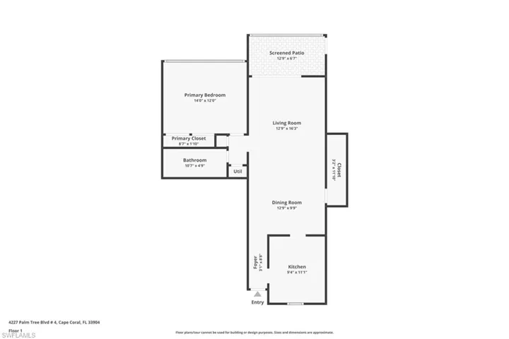 View of floor plan / room layout