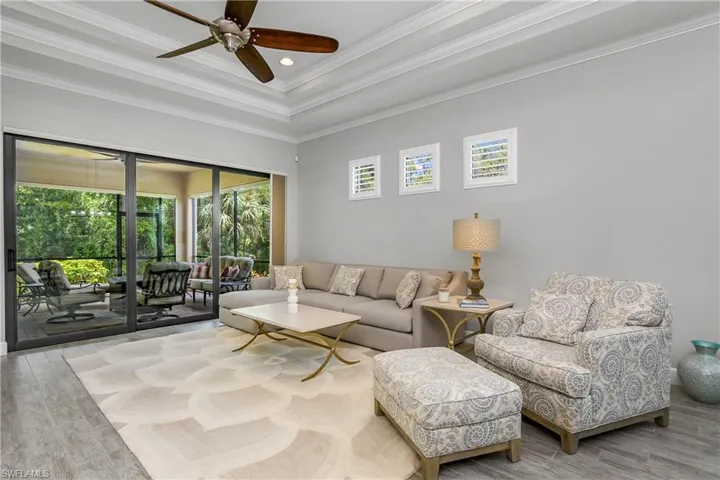 This home also includes impact resistant windows and doors and a seamless transition from indoor to outdoor living.