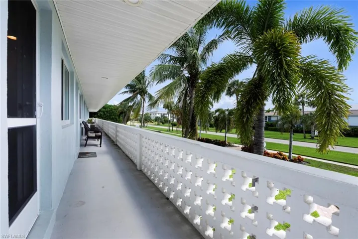 View of patio