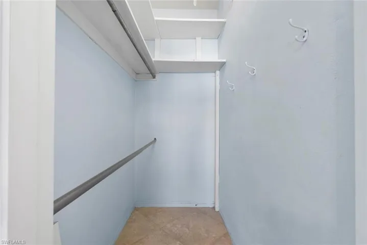 View of spacious closet