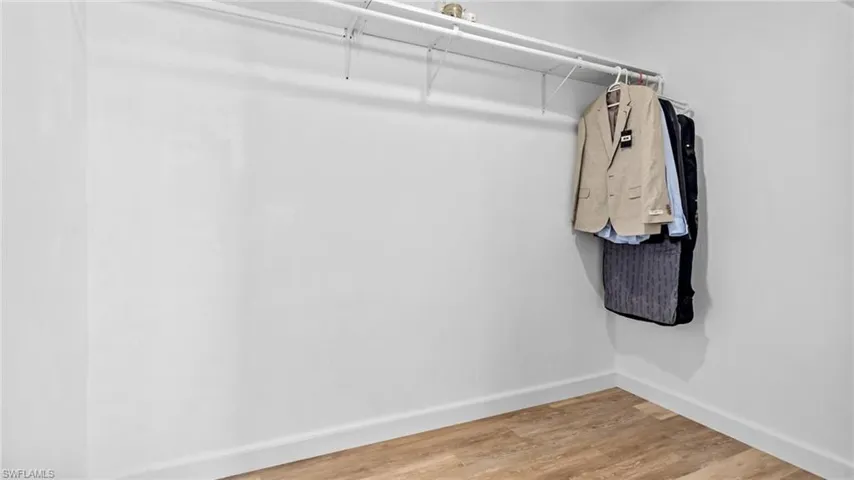 HUGE walk-in closet in Master BR