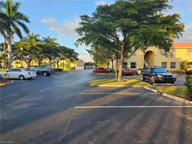 View of uncovered parking lot