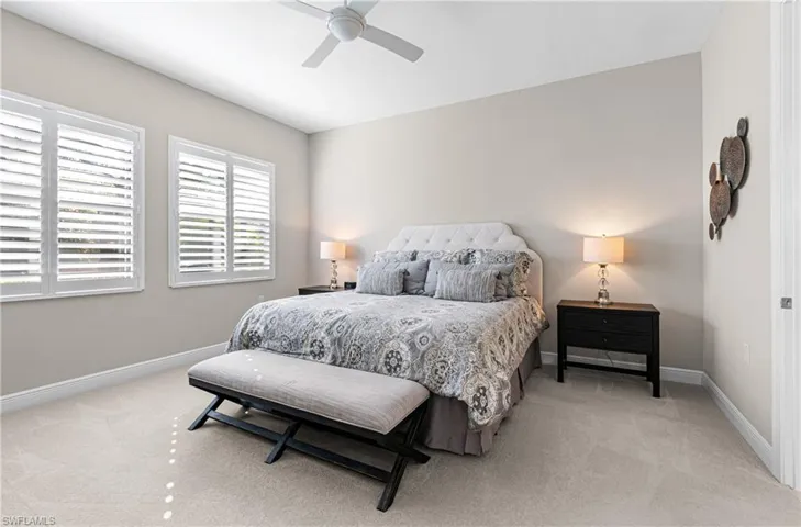 LARGE MASTER BEDROOM WITH A KING SIZED BED & UPDATED CARPETING!