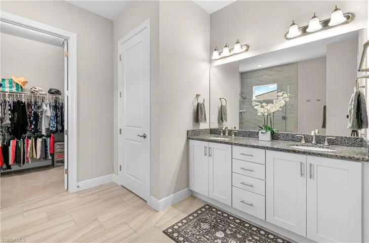 12X24 TILE FLOORING & DUAL VANITY WITH SOFT-CLOSE DRAWERS!