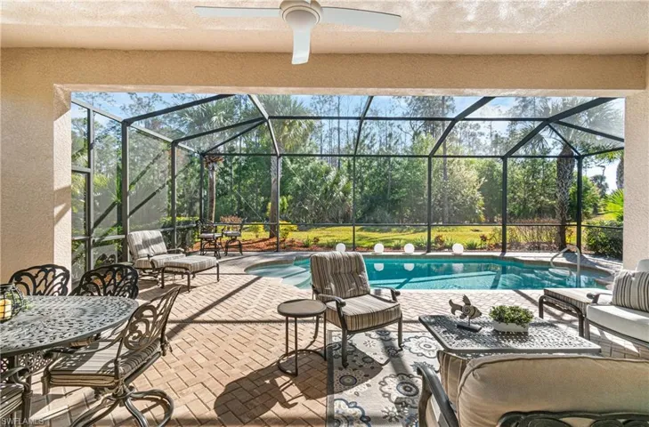 HEATED ROMAN STYLE POOL WITH A NEW POOL PUMP & A PRESERVE VIEW PROVIDING TOTAL PRIVACY & THE PEACEFULNESS YOU'VE BEEN LOOKING FOR!