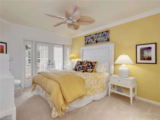 2nd Bedroom with French Doors to Patio
