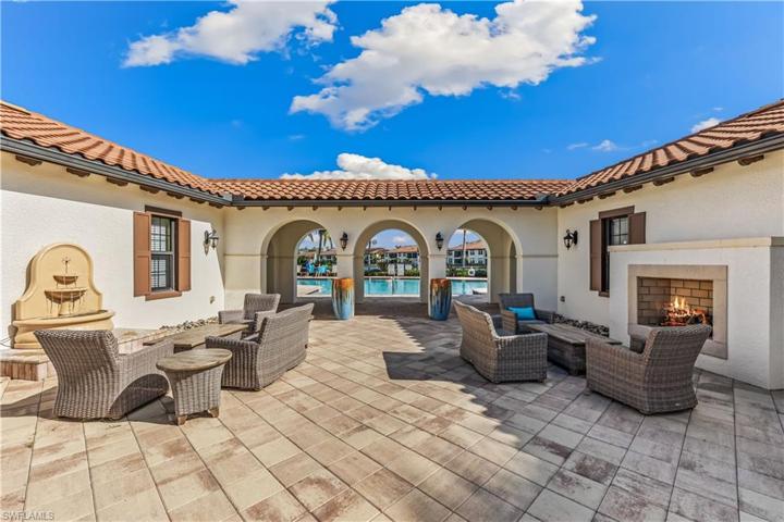 Relax at the community outdoor courtyard