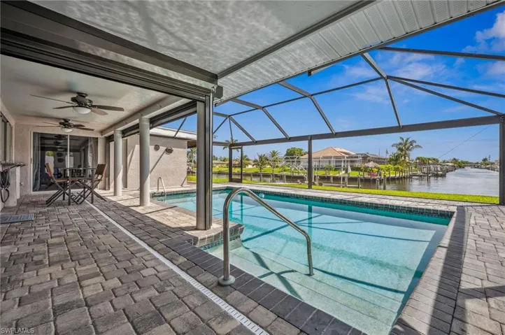 Beautiful view of the water from your pool