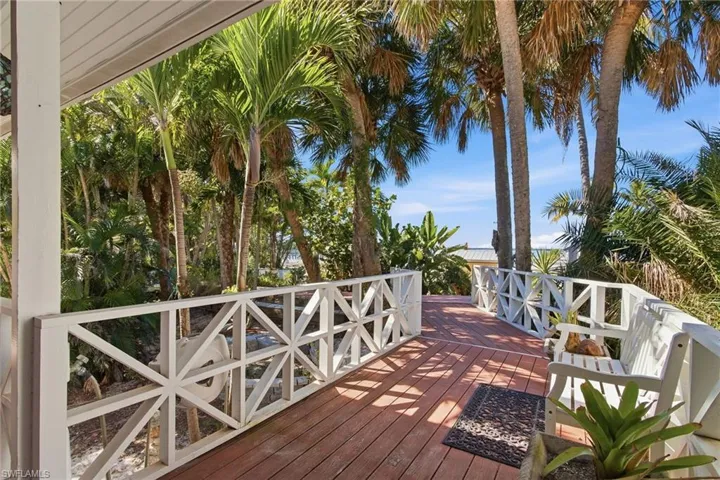 View of deck