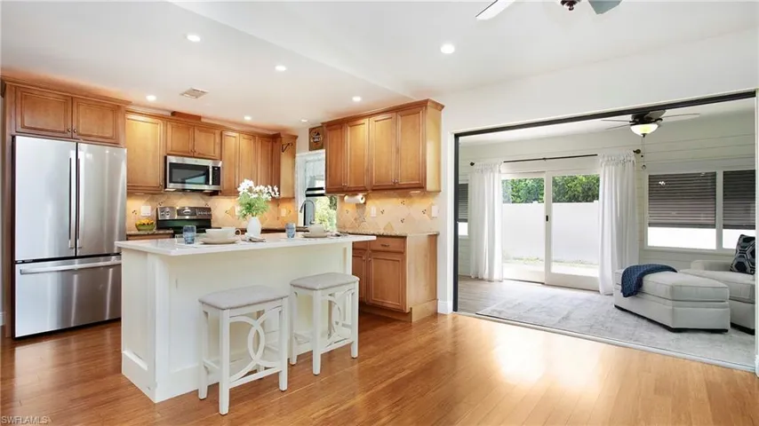 Light and airy, the Florida Room extends the living area