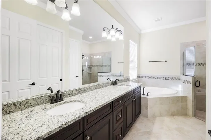 Primary Bathroom with Dual Sinks