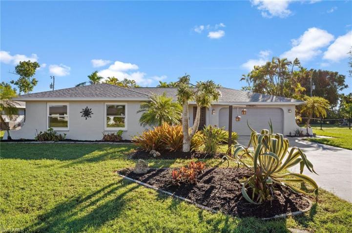 Beautifully landscaped yard