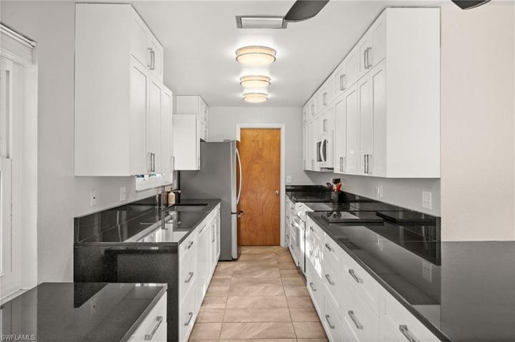 Large Kitchen with Granite Counter Tops