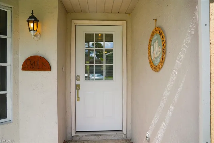 Exterior entry