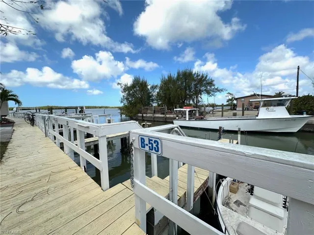 Dock featuring a water view