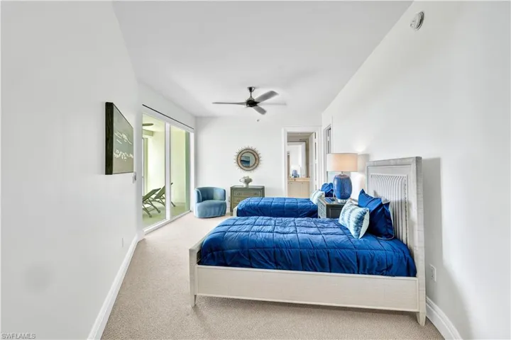 Bedroom #3 with Private Terrace and Sunrise and Venetian Bay Views!