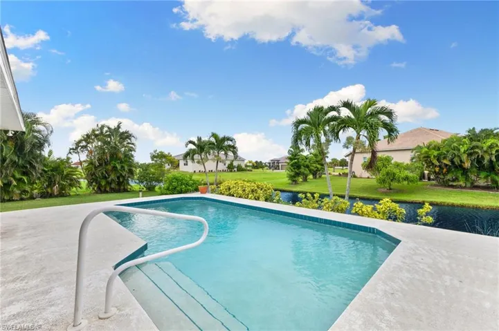 View of pool