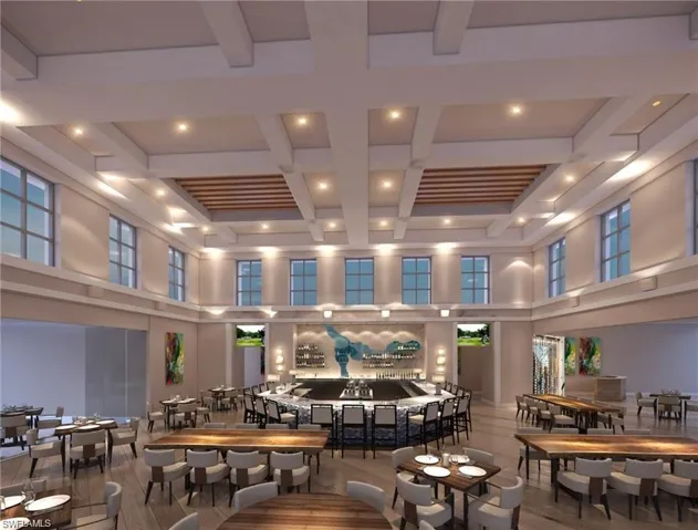View of community dining room