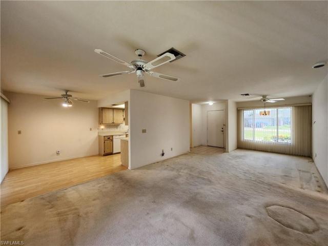 Entry, Living, + Dining Areas