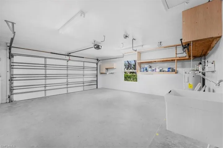 2 Car Garage with New water heater