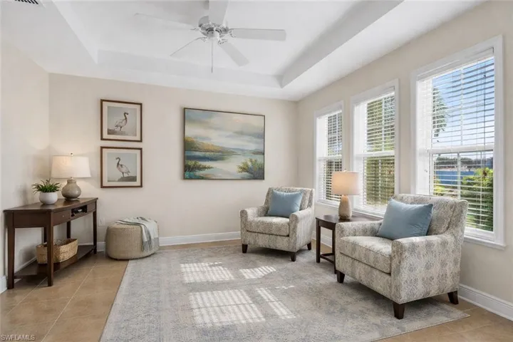 Virtually Staged Den/Office