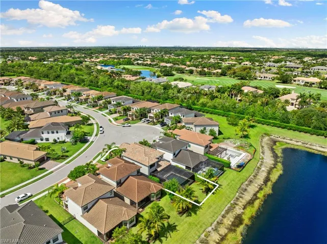 Expanded lot provides extra space in front and rear of home