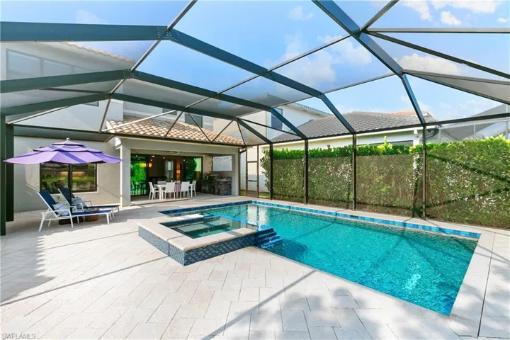 Extra large pool deck