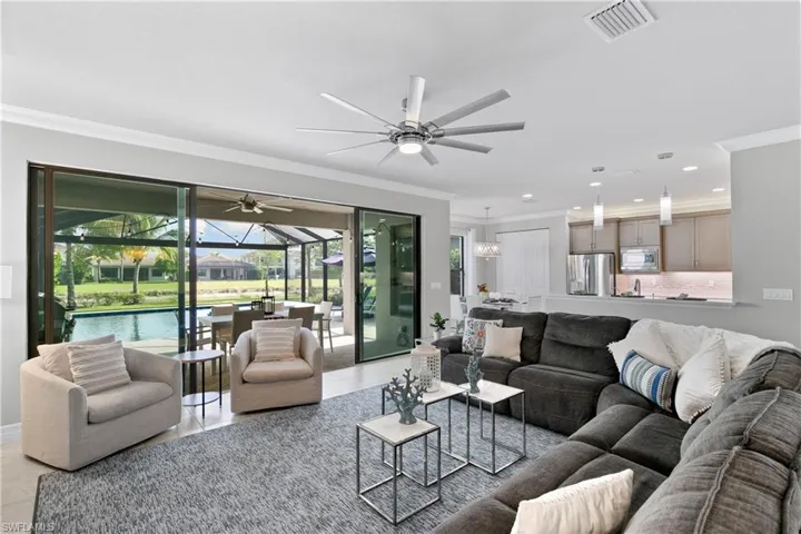 Completely open floor plan