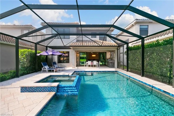 Expansive and private outdoor living