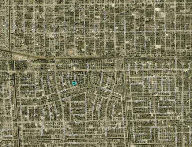 Aerial map of property and surrounding area