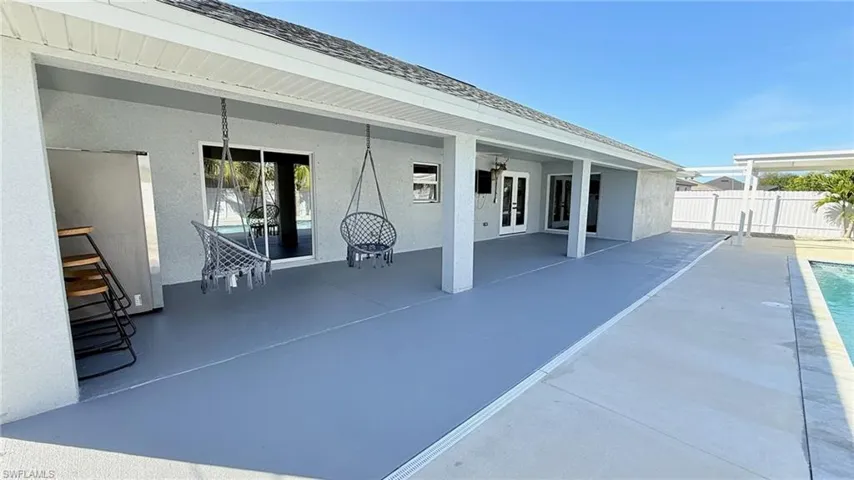 View of patio / terrace featuring french doors