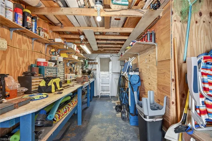 Extra storage for toys and tools!