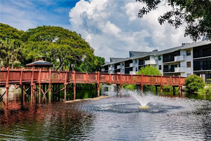 Water view featuring a gazebo