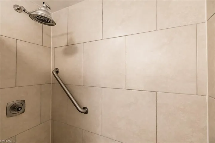 Details with tiled shower