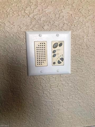 Whole house intercom and speaker system was installed when home was built.