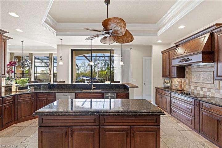 Large open kitchen for the gourmet cook and entertaining.