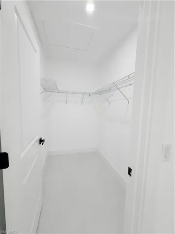 View of spacious closet
