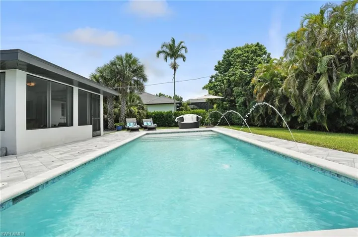 Brand-new pool with fenced in yard