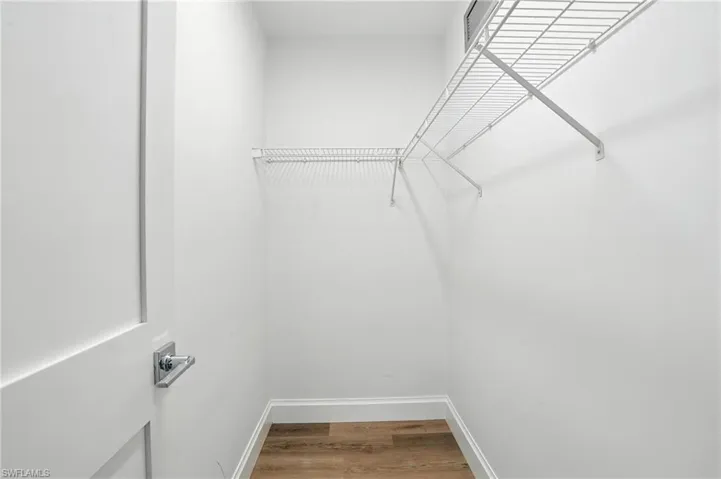 Walk in closet in Primary bedroom