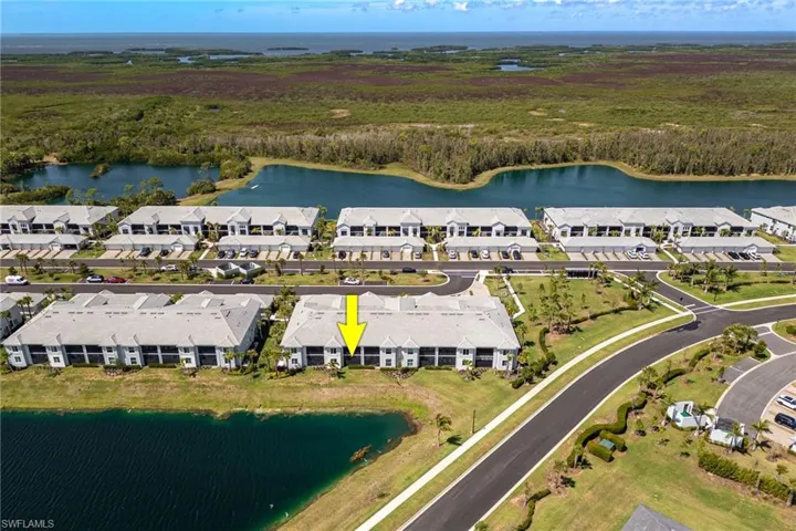 Aerial view of back of the condo