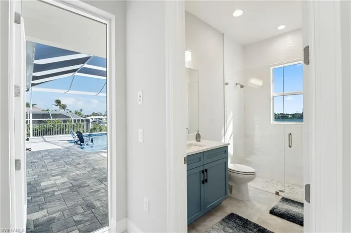 Pool bathroom