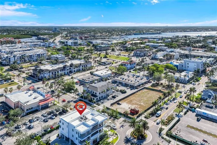 Naples Bay is nearby for boating rentals or personal boat storage