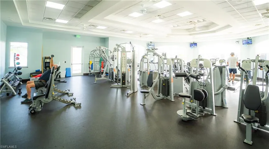 View of exercise room