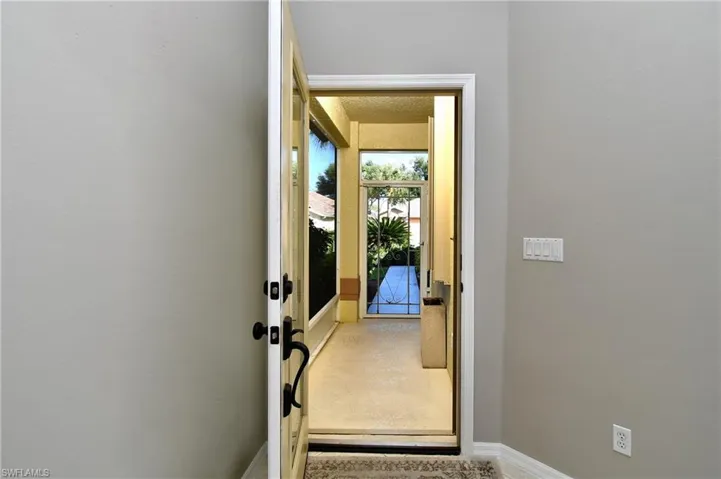 Looking back out to the front lanai